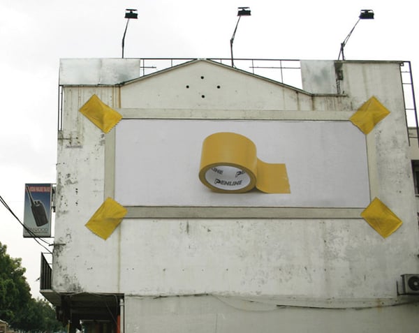 billboard advertising penline stationery